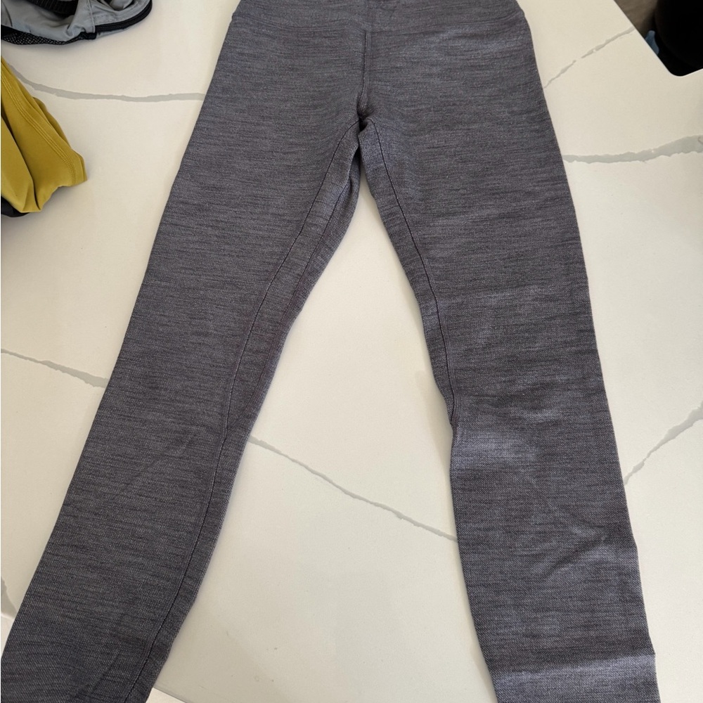 Lululemon Grey Leggings 25” inseam